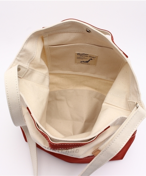Butler Verner Sails（バトラーヴァーナーセイルス）の「【Butler Verner Sails】パラフィン2WAYショルダー（ショルダーバッグ・メンズ・レッド/ネイビー/マルチ・FREE）」の8枚目の写真