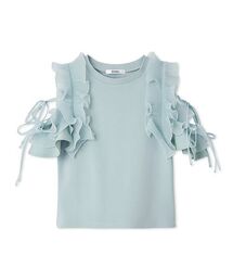 SNIDEL | プリーツフリルカットプルオーバー(Tシャツ/カットソー)