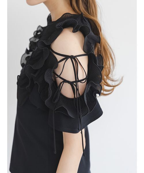 プリーツフリルカットプルオーバー（Tシャツ/カットソー）｜SNIDEL