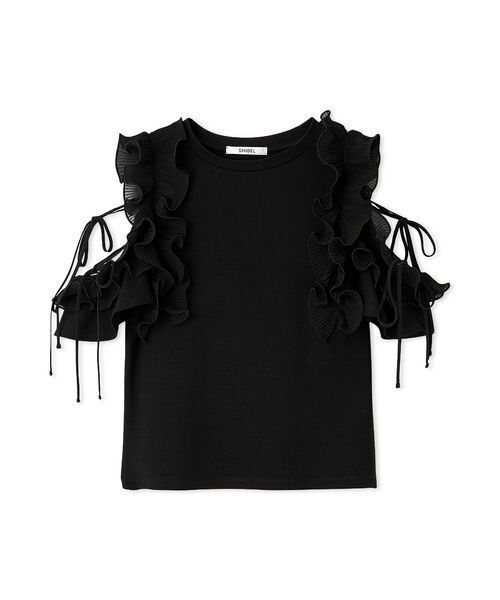 SNIDEL プリーツフリルカットプルオーバー プリーツフリルカットプルオーバー（Tシャツ/カットソー