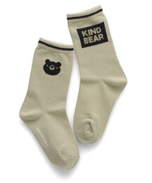 BRANSHES（ブランシェス）の「くまロゴソックス（ソックス/靴下・キッズ）」