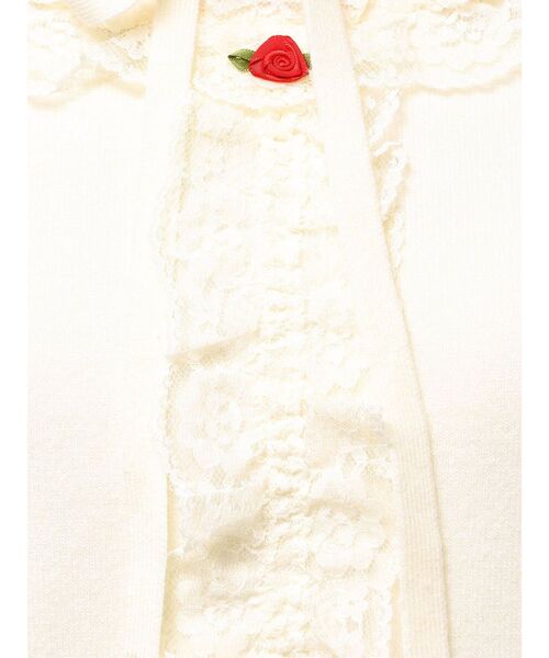 jouetie（ジュエティ）の「レースドッキングニット 2026年春　新色追加（ニット/セーター・レディース・ブラック/グレー/レッド/ブルー/アイボリー/インディゴブルー/グリーン・MEDIUM）」の19枚目の写真