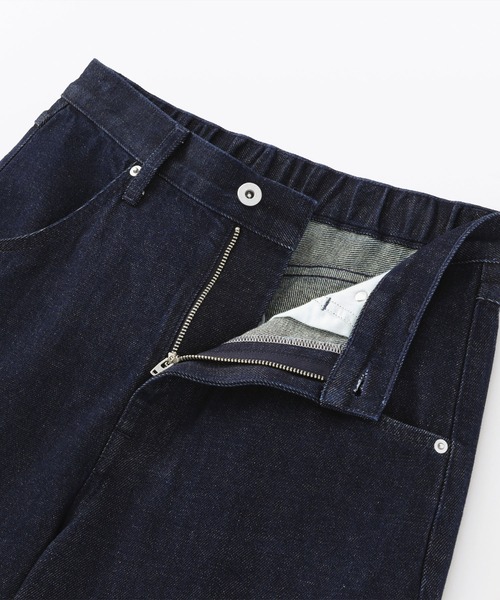 無印良品（ムジルシリョウヒン）の「婦人　木の実から作ったカポック混　デニムバレルパンツ（デニムパンツ・レディース・ライトブルー/ダークネイビー・S/M/L/XL）」の12枚目の写真