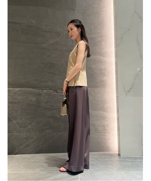 ESTNATION（エストネーション）の「ESTNATION / トリアセタック ピンスト イージーパンツ（その他パンツ・メンズ・ブラウン系その他/ダークネイビー・34/38/36）」の8枚目の写真