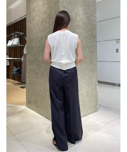 ESTNATION（エストネーション）の「ESTNATION / トリアセタック ピンスト イージーパンツ（その他パンツ・メンズ・ブラウン系その他/ダークネイビー・34/38/36）」の13枚目の写真