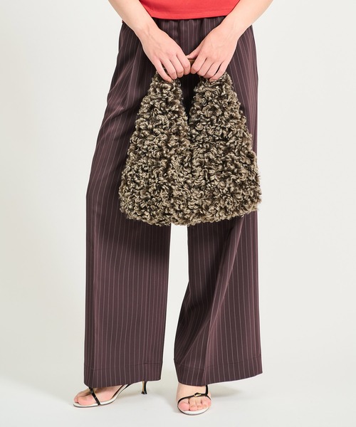 ESTNATION（エストネーション）の「ESTNATION / トリアセタック ピンスト イージーパンツ（その他パンツ・メンズ・ブラウン系その他/ダークネイビー・34/38/36）」の17枚目の写真