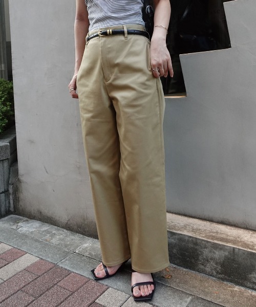 CORNERS（コーナーズ）の「オーガニックコットンチノパン（チノパンツ・レディース・ベージュ・マルチサイズ）」の13枚目の写真