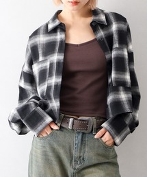 SpRay（スプレイ）の「ビエラチェックショートシャツ（シャツ/ブラウス）」