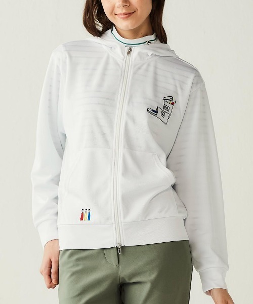 ピッコーネクラブフードコート ピッコーネPICONE フード付きコート オリジナルボタンキルトフード