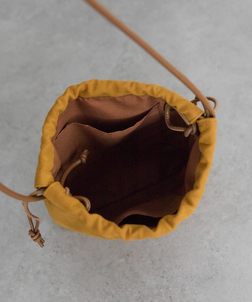 PUAL CE CIN（ピュアルセシン）の「【＠noricorico102企画】スウェード巾着バッグ（ショルダーバッグ・レディース・ブラウン/キャメル・FREE）」の15枚目の写真