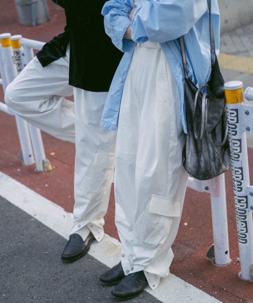 2/9号室（かおこ&ひろと） - Nylon Tuck Cargo Pants / ナイロンタック