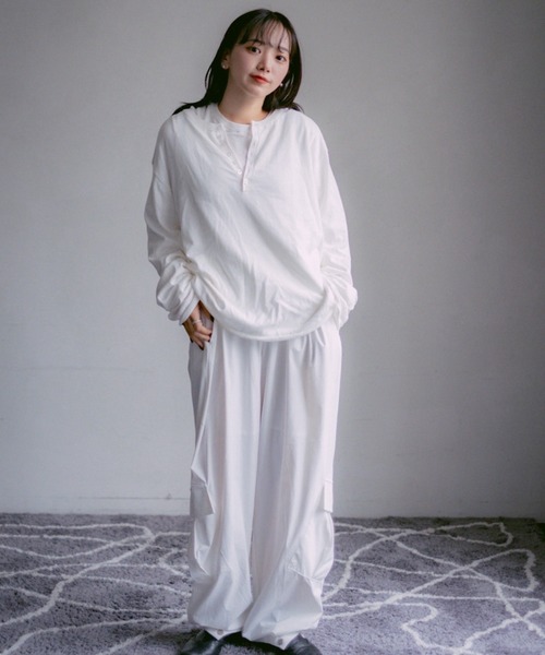 2/9号室（かおこ&ひろと） - Nylon Tuck Cargo Pants / ナイロンタック