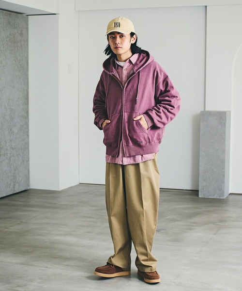 ヴィンテージライクジップパーカー（パーカー）｜BAYFLOW
