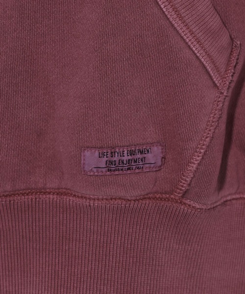 BAYFLOW（ベイフロー）の「ヴィンテージライクジップパーカー（パーカー・メンズ・チャコールグレー/エンジ・LARGE/MEDIUM）」の9枚目の写真