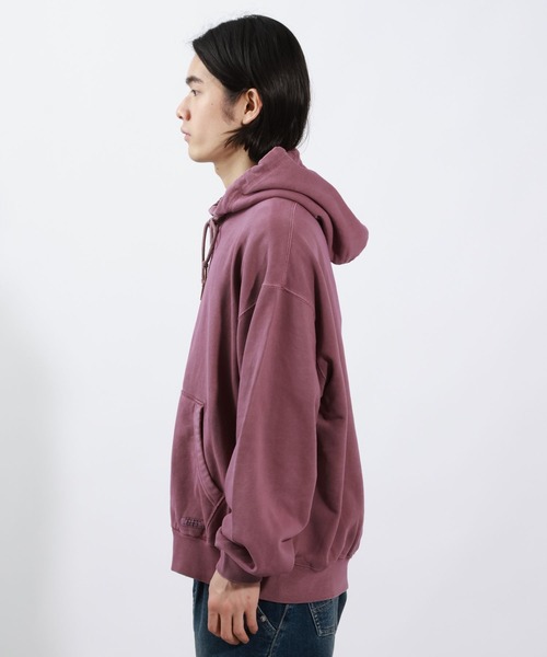 BAYFLOW（ベイフロー）の「ヴィンテージライクジップパーカー（パーカー・メンズ・チャコールグレー/エンジ・LARGE/MEDIUM）」の16枚目の写真