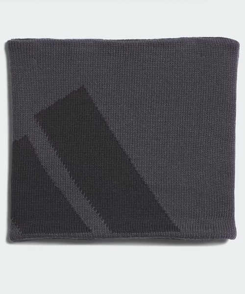 adidas(アディダス)の「adidas/アディダス ネックウォーマー ビッグ ロゴ リバーシブル 防寒 マフラー W6769(ネックウォーマー/スヌード・メンズ・ブラック/ダークグレー・FREE)」の1枚目の写真