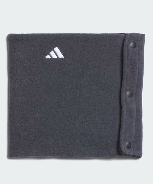 adidas(アディダス)の「adidas/アディダス ネックウォーマー ビッグ ロゴ リバーシブル 防寒 マフラー W6769(ネックウォーマー/スヌード・メンズ・ブラック/ダークグレー・FREE)」の5枚目の写真