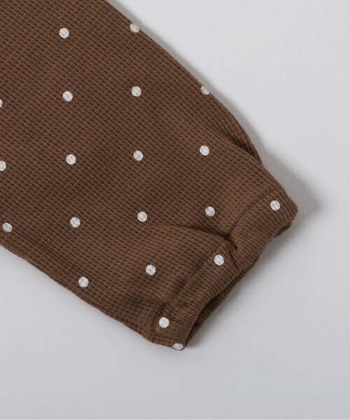 Ampersand(アンパサンド)の「【リンク/ジュニア対応】スパンコール入りモチーフワッフルパジャマ(ルームウェア/パジャマ・キッズ・ネイビー/アイボリー・80/90/100/110/120/130/140)」の6枚目の写真