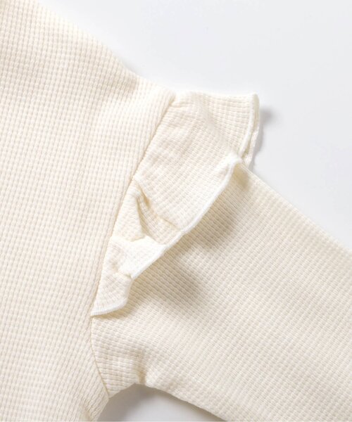 Ampersand(アンパサンド)の「【リンク/ジュニア対応】スパンコール入りモチーフワッフルパジャマ(ルームウェア/パジャマ・キッズ・ネイビー/アイボリー・80/90/100/110/120/130/140)」の16枚目の写真