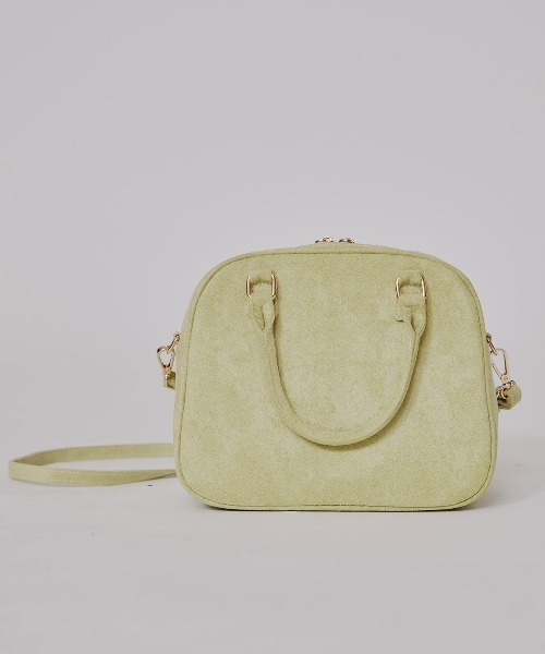 REDYAZEL（レディアゼル）の「チャーム2WAYスクエアバッグ（ショルダーバッグ・レディース・ブラウン系その他/ブラウン/グリーン・FREE）」の11枚目の写真