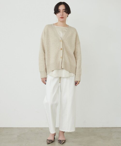 Drawing Numbers】サテンボートブラウス（シャツ/ブラウス）｜Drawing