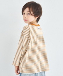 キッズボーダー キッズのTシャツ/カットソー（ボーダー柄）ファッション通販