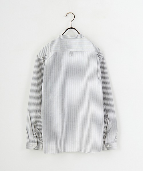 DANTON/ダントン] オックスフォード バンドカラーシャツ(チェック