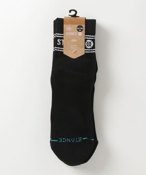STANCE（スタンス）の「STANCE /スタンス /VITAL QUARTER 3 PACK（ソックス/靴下・メンズ・ホワイト/ブラック/その他24・L）」の9枚目の写真