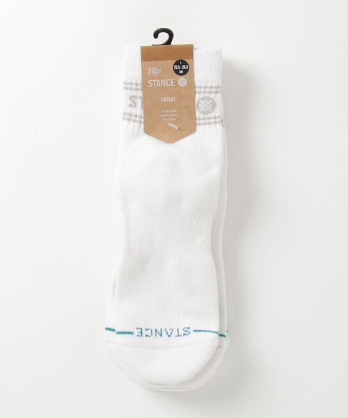 STANCE（スタンス）の「STANCE /スタンス /VITAL QUARTER 3 PACK（ソックス/靴下・メンズ・ホワイト/ブラック/その他24・L）」の7枚目の写真