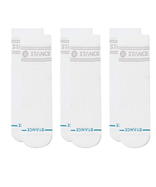 STANCE（スタンス）の「STANCE /スタンス /VITAL QUARTER 3 PACK（ソックス/靴下・メンズ・ホワイト/ブラック/その他24・L）」の6枚目の写真