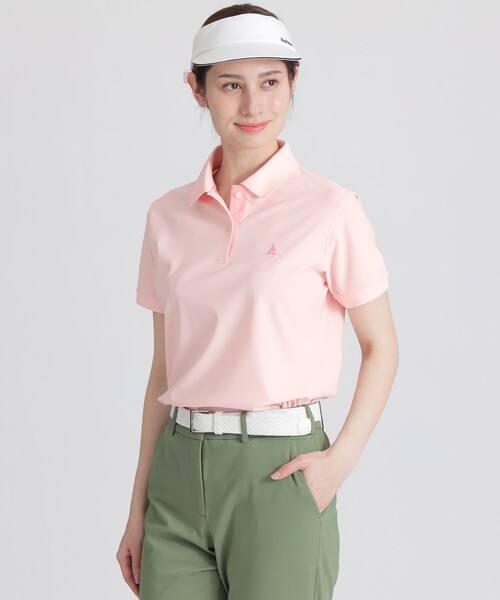 セール】【GOLF】襟裏ロゴジャカードカラーポロシャツ（ゴルフグッズ