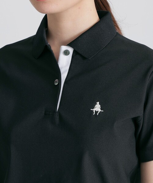 セール】【GOLF】襟裏ロゴジャカードカラーポロシャツ（ゴルフグッズ