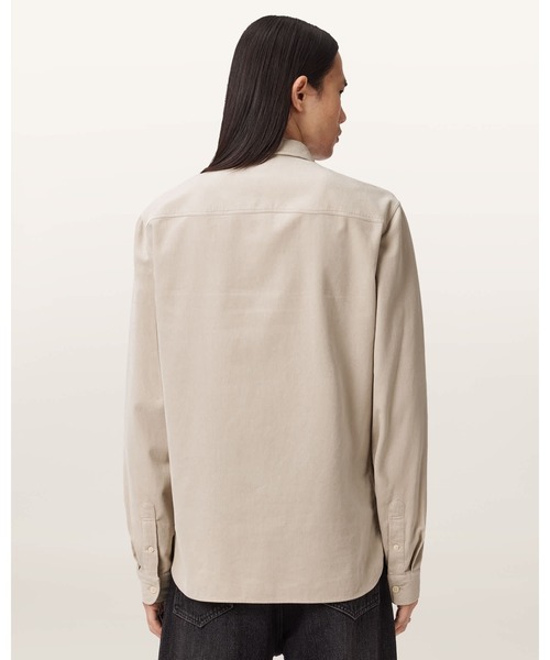 ALLSAINTS(オールセインツ)の「BIRCHWOOD LONG SLEEVE SHIRT | BIRCHWOOD 長袖 シャツ(シャツ/ブラウス・メンズ・グレー系その他・M/L/XS/S)」の7枚目の写真