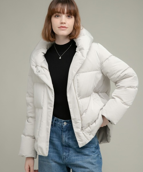【美品】URBAN RESEARCHアーバンリサーチ ショールカラーダウンコート 撥水ショールカラーミディコート（ダウンジャケット/コート