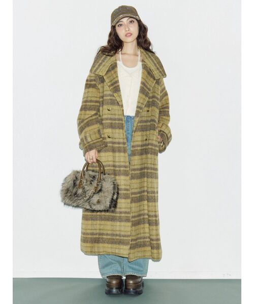 EVRIS（エヴリス）の「フェイクファーボストンBAG（ボストンバッグ・レディース・ブラック/ピンク/ブラウン・FREE）」の7枚目の写真