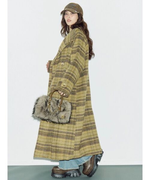 EVRIS（エヴリス）の「フェイクファーボストンBAG（ボストンバッグ・レディース・ブラック/ピンク/ブラウン・FREE）」の8枚目の写真