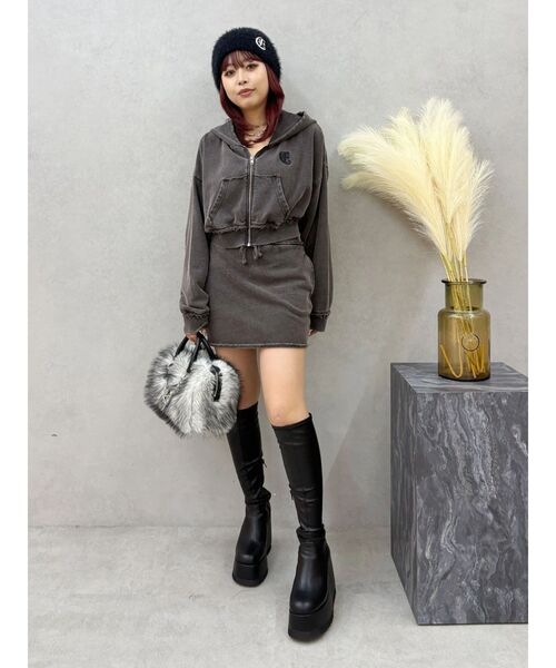 EVRIS（エヴリス）の「フェイクファーボストンBAG（ボストンバッグ・レディース・ブラック/ピンク/ブラウン・FREE）」の15枚目の写真