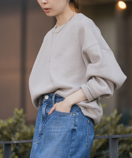 ナッピングオーバーニュアンススウェット（スウェット）｜NOBLE