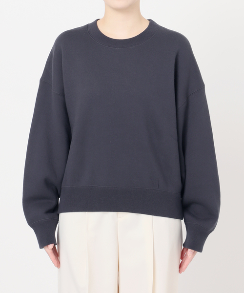 Noble（ノーブル）の「ナッピングオーバーニュアンススウェット（スウェット・レディース・チャコールグレー/ベージュ・FREE）」の16枚目の写真