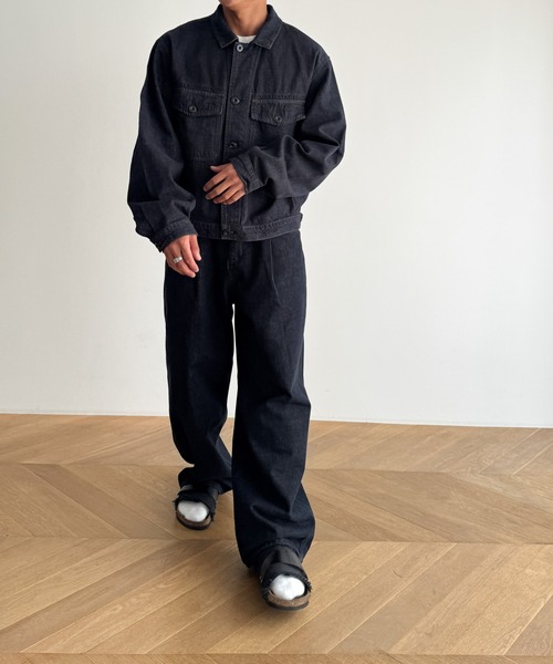 CANAL JEAN（キャナルジーン）の「choice_cnl/SEIRTAND　胸ポケットデニムジャケット（デニムジャケット・レディース・インディゴブルー・LARGE/MEDIUM）」の11枚目の写真