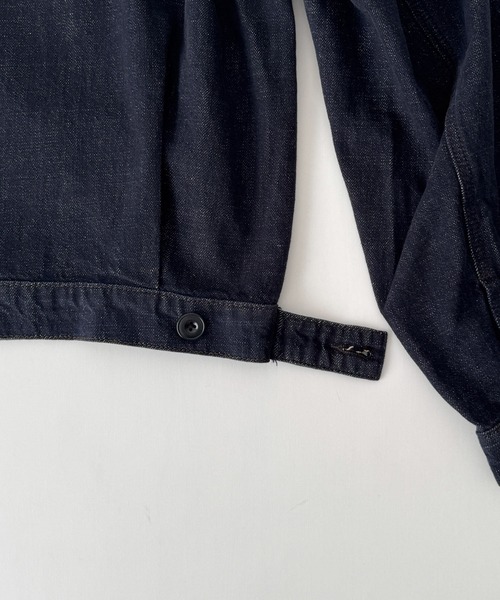 CANAL JEAN（キャナルジーン）の「choice_cnl/SEIRTAND　胸ポケットデニムジャケット（デニムジャケット・レディース・インディゴブルー・LARGE/MEDIUM）」の18枚目の写真