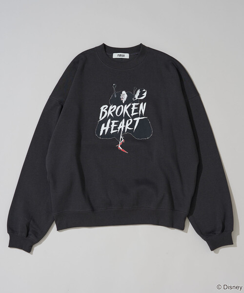 セール】PUBLUX/パブリュクス 別注 VILLAINS CRUELLA SWEAT/ヴィランズ