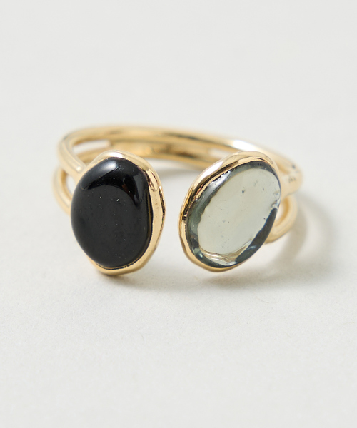 collex（コレックス）の「【Elodie Pavie】Twin Bague Double（リング・レディース・アイボリー/ブラック/グリーン/レッド系その他・フリー）」の17枚目の写真