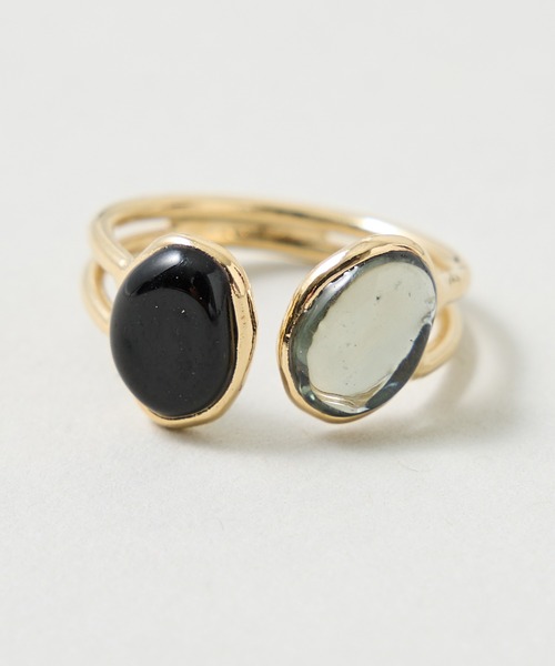 collex（コレックス）の「【Elodie Pavie】Twin Bague Double（リング・レディース・アイボリー/ブラック/グリーン/レッド系その他・フリー）」の14枚目の写真