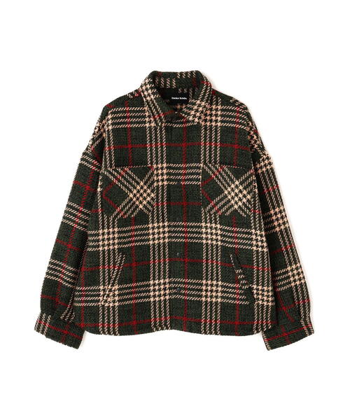 DANKE SCHON（ダンケシェーン）の「【WEB&DEPOT限定】DankeSchon/ダンケシェーン/SNAP CHECK SHIRTS（シャツ/ブラウス・メンズ・モスグリーン/ブラウン/グレー・M/L）」の8枚目の写真
