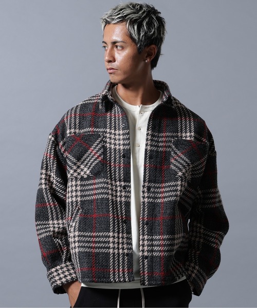 DANKE SCHON（ダンケシェーン）の「【WEB&DEPOT限定】DankeSchon/ダンケシェーン/SNAP CHECK SHIRTS（シャツ/ブラウス・メンズ・モスグリーン/ブラウン/グレー・M/L）」の19枚目の写真