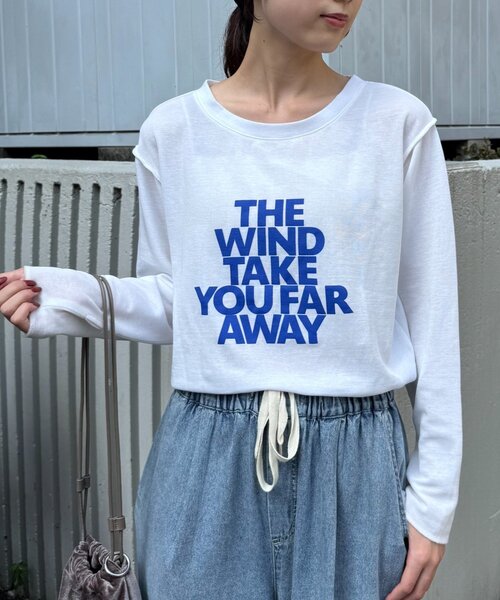 CIAOPANIC TYPY（チャオパニックティピー）の「シアースムースアソートプリントTEE（Tシャツ/カットソー・レディース・サックスブルー/グレー/ホワイト/ピンク・ONE SIZE）」の6枚目の写真