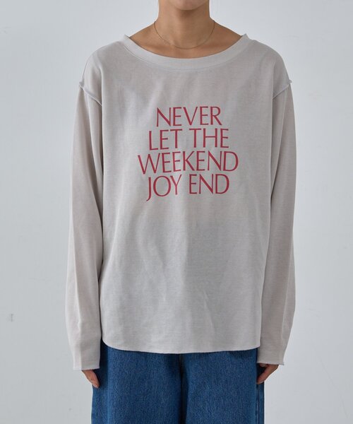 CIAOPANIC TYPY（チャオパニックティピー）の「シアースムースアソートプリントTEE（Tシャツ/カットソー・レディース・サックスブルー/グレー/ホワイト/ピンク・ONE SIZE）」の13枚目の写真