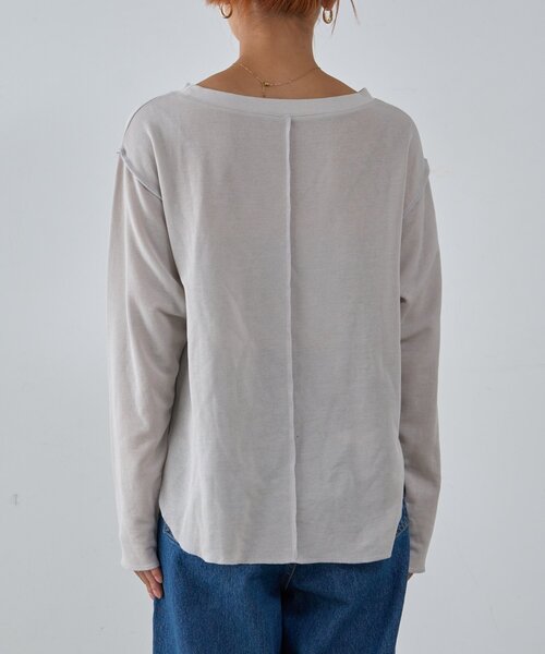 CIAOPANIC TYPY（チャオパニックティピー）の「シアースムースアソートプリントTEE（Tシャツ/カットソー・レディース・サックスブルー/グレー/ホワイト/ピンク・ONE SIZE）」の15枚目の写真