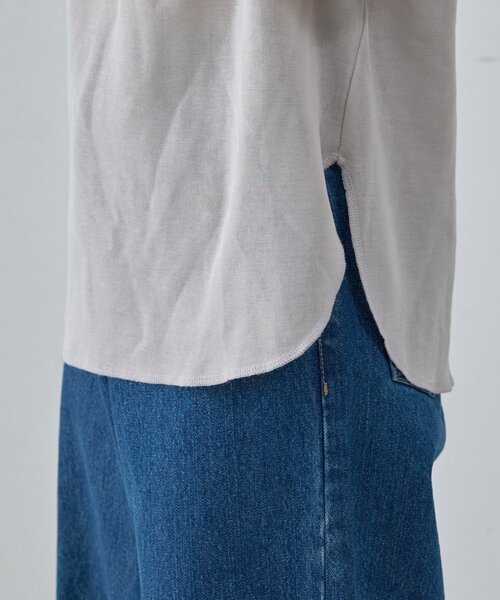 CIAOPANIC TYPY（チャオパニックティピー）の「シアースムースアソートプリントTEE（Tシャツ/カットソー・レディース・サックスブルー/グレー/ホワイト/ピンク・ONE SIZE）」の17枚目の写真